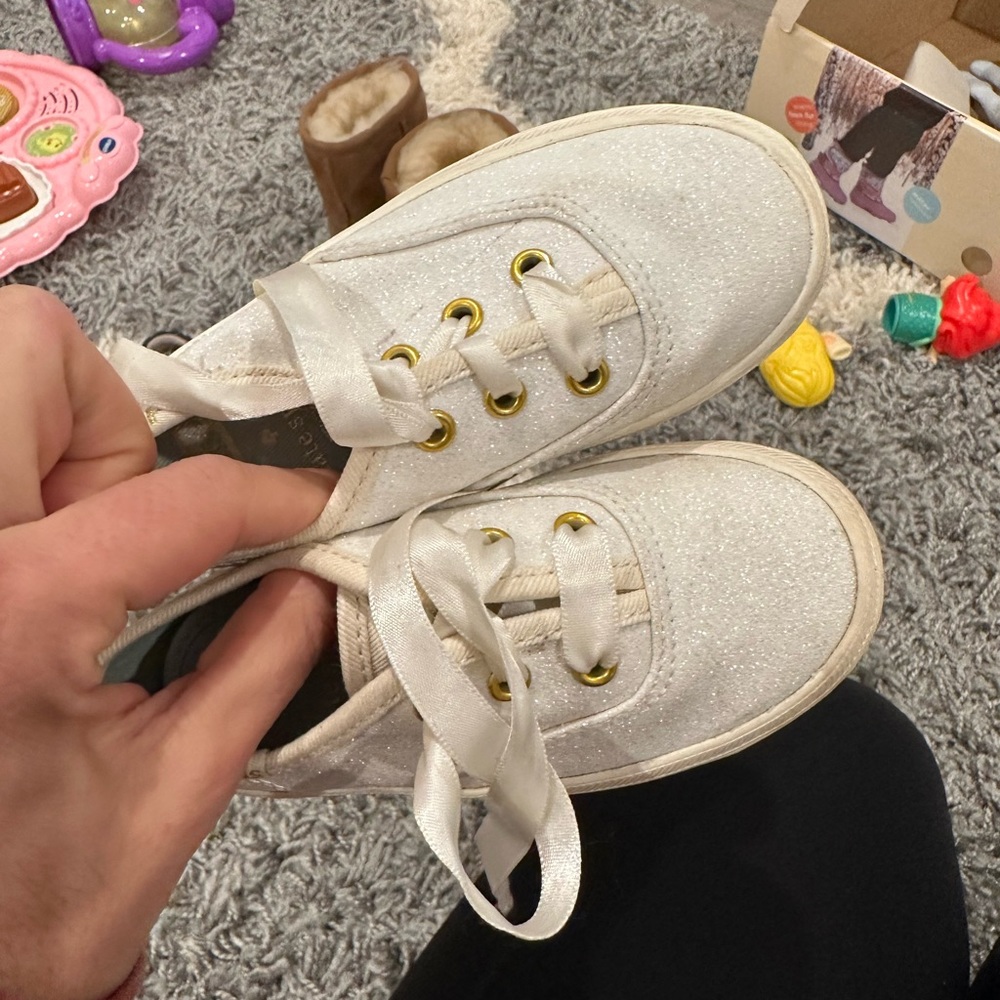 Kate Spade sparkly toddler keds size 6